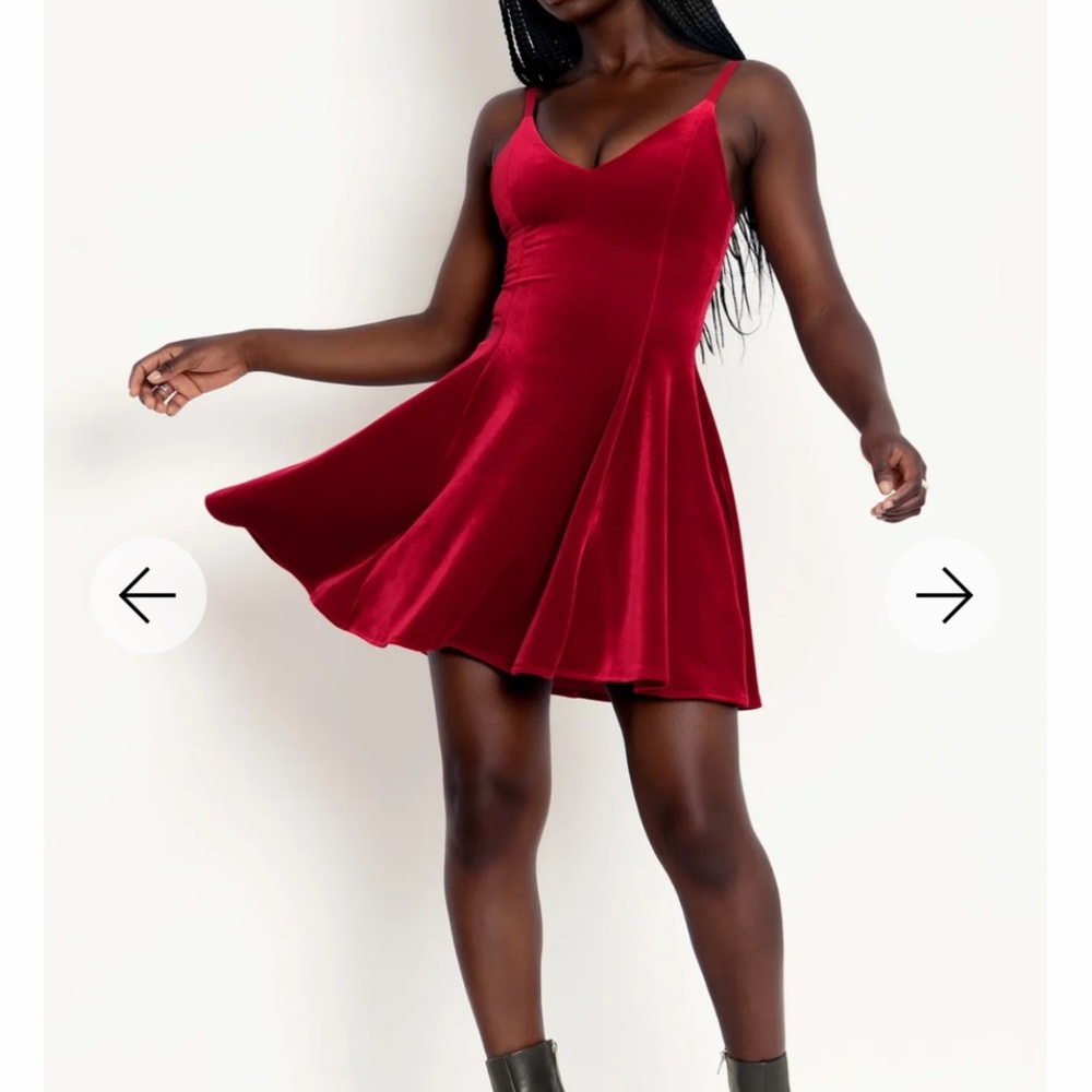 VELVET FESTIVE RED MINI STRAPPY DRESS 2.0 SIZE XXL NWT